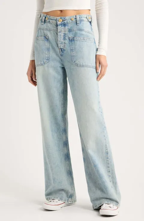 We the Free Palmer Cuffed Baggy Jeans