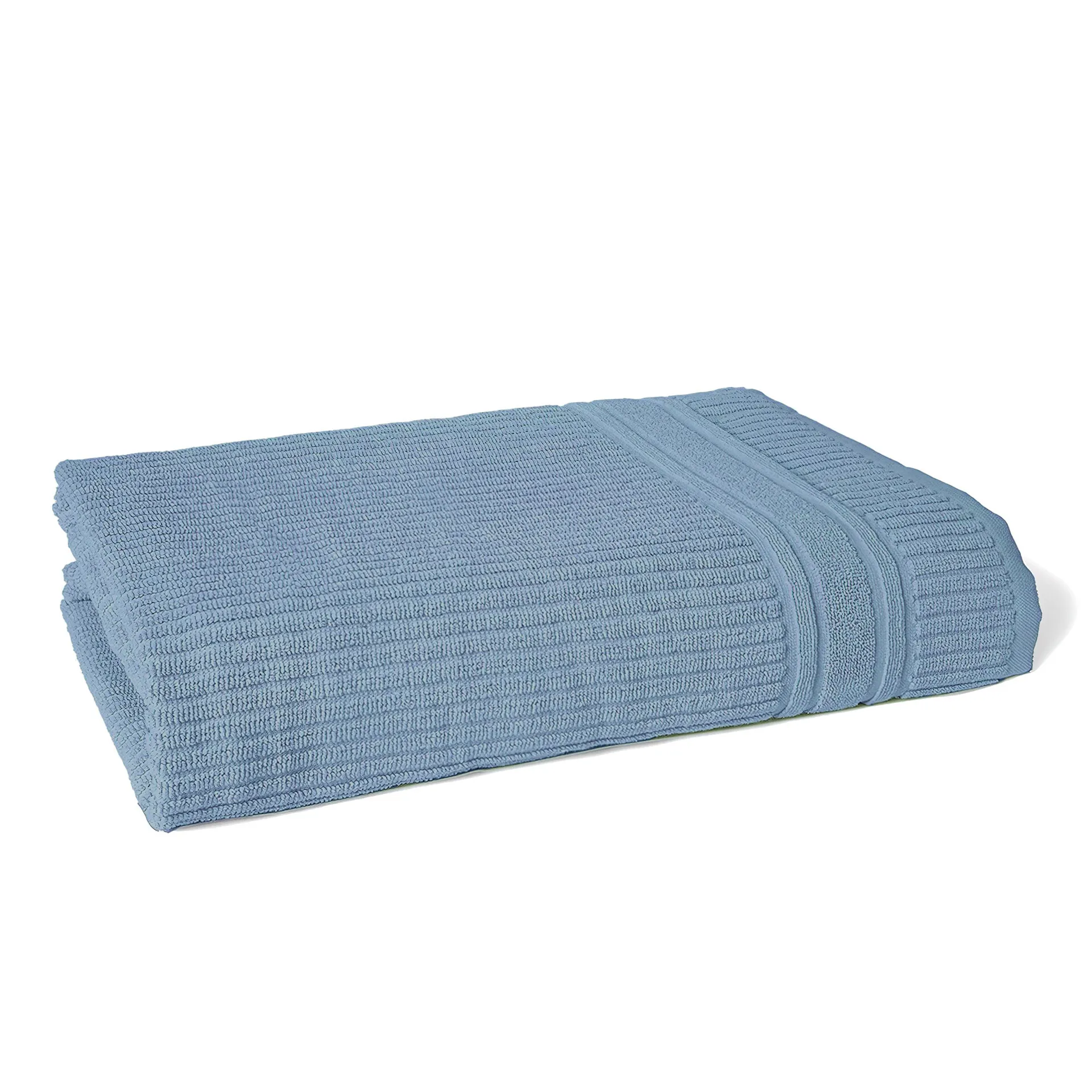 Asciugamano in Cotone Spugna Stripe Celeste 60x100 cm