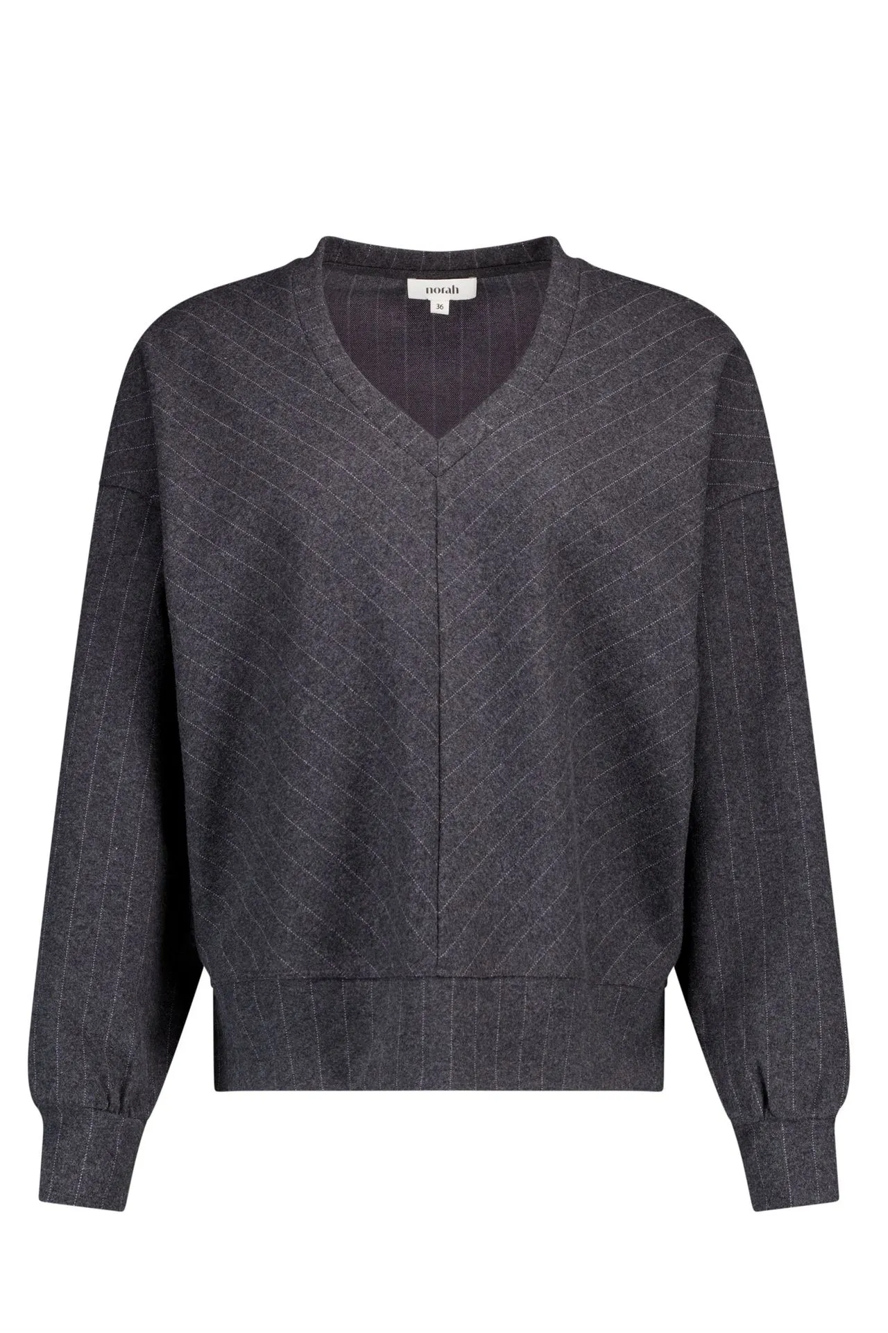 Grijs gestreepte sweater