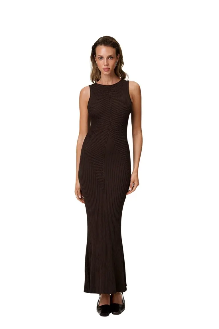 Ravenna Dress - Brown