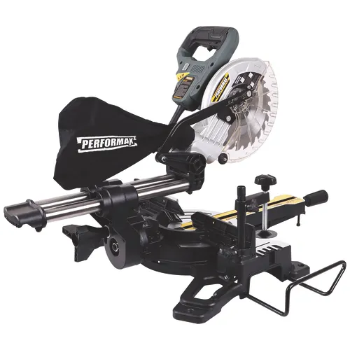 Performax® 9.5-Amp Corded 7-1/4" Single-Bevel Sliding Compound Miter Saw
