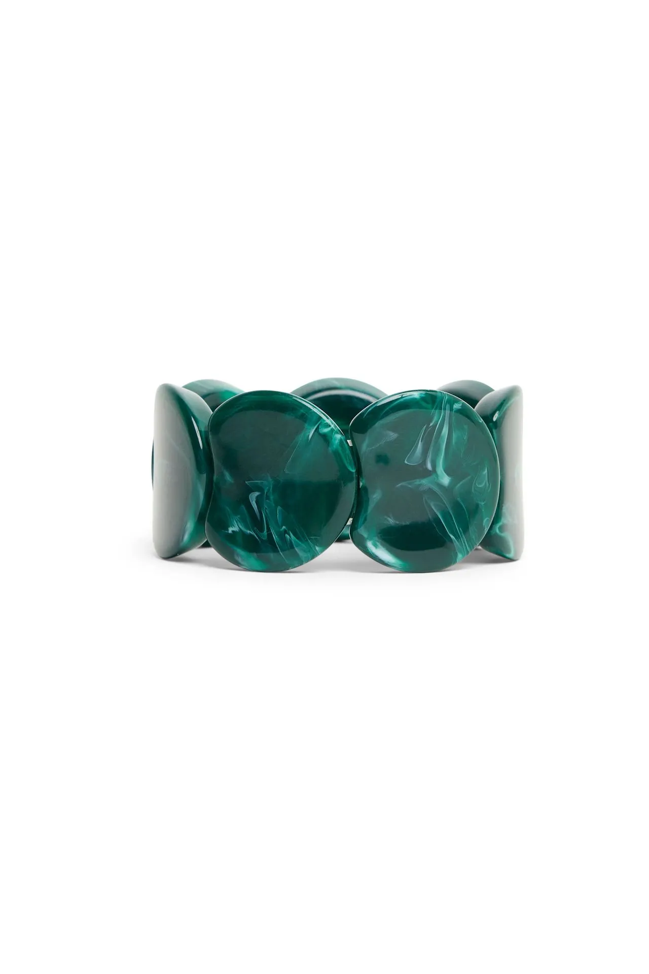 Groene kralen armband