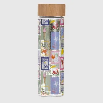 Just Home Italian Summer Tea Infuser Bottle