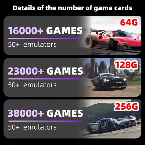 2026 Retro Handheld Game Console 3.5" IPS Portable Game Player Genuine Console 50+Emulators Classic Games Gift with WiFi Online Battle