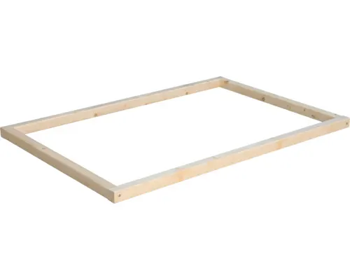 Základový rám Buildify 120 x 80 x 4 cm přírodní