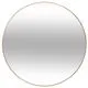 Miroir rond ALICE métal doré D 76cm