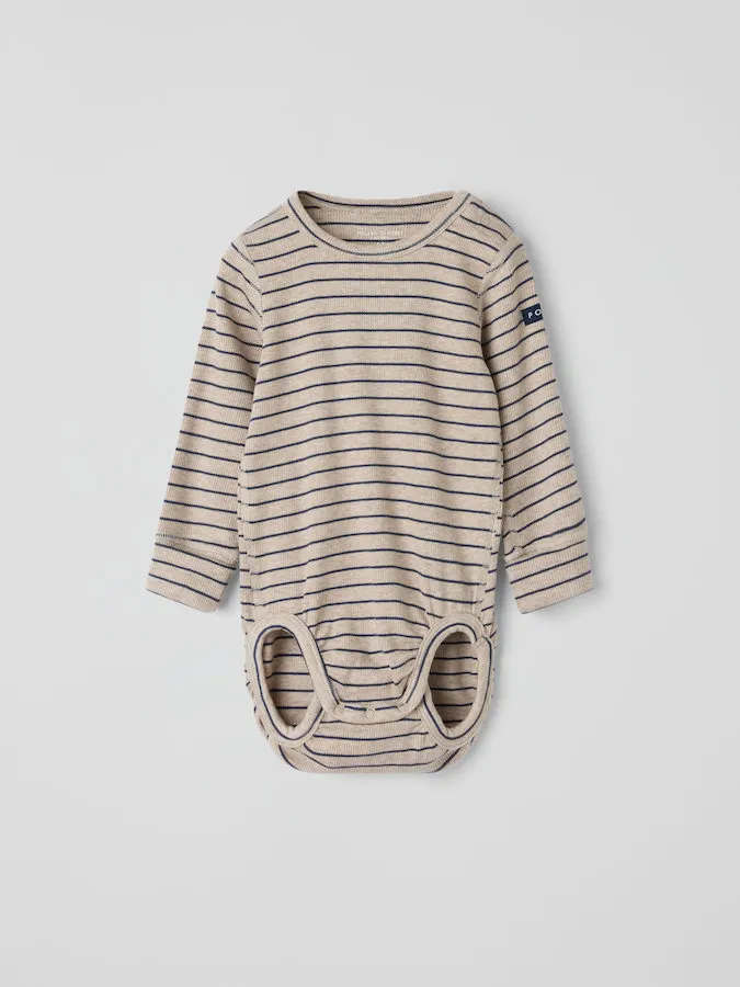 Ribbet i myk blanding Tencel™ lyocell økologisk bomull