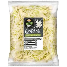 Weißkohl, geschnitten