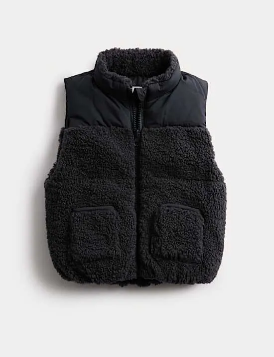 Borg Padded Gilet (0-6 Yrs)