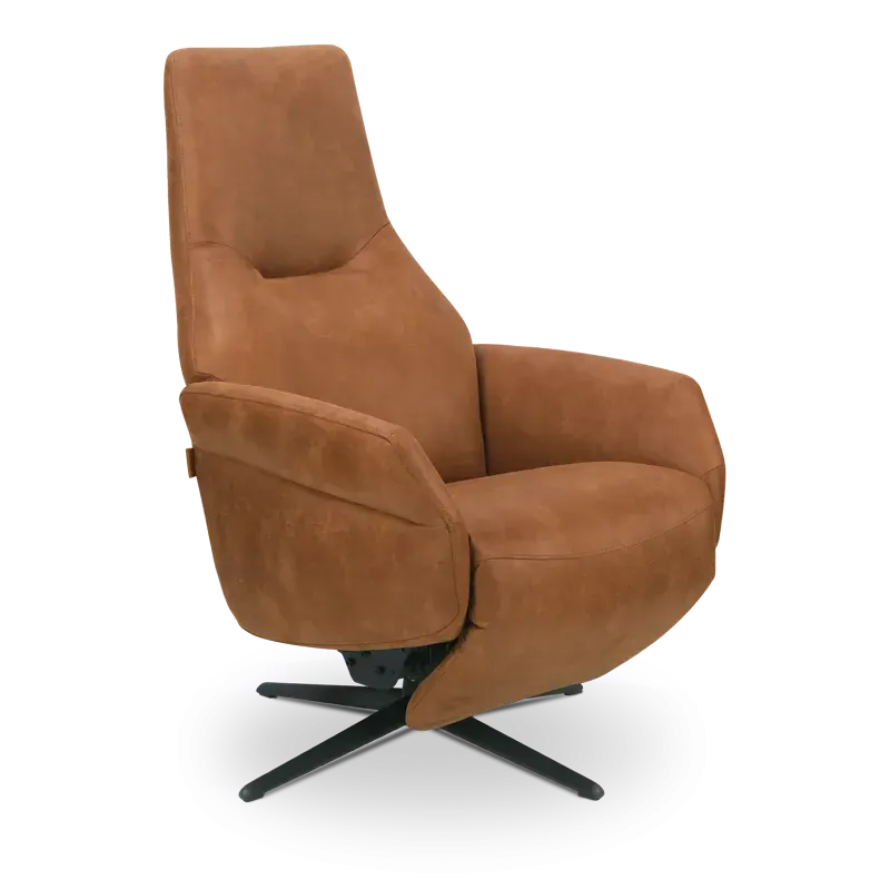 Relaxfauteuil Opera - handmatig - microleder Oxx Camel