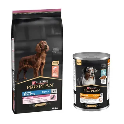 Croquettes PURINA PRO PLAN 16 kg + boîtes 12 x 400 g offertes !