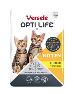 Opti Life Kitten in bouillon - Natvoer - Kip 85 g