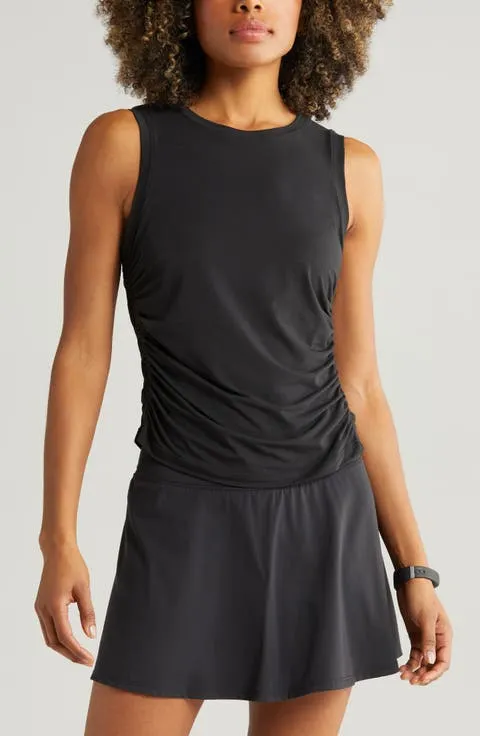 Zella Breathe Ruched Tank