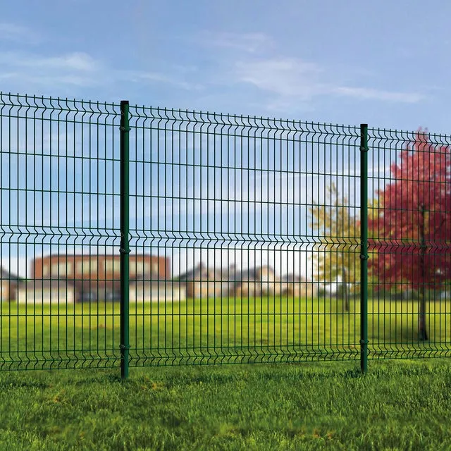 Pannello a rete rigida Classic in acciaio galvanizzato verde L 2 x H 1.72 m, maglia L55x200H mm