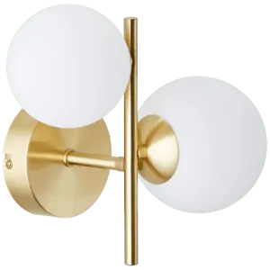 Applique glamour Callas ottone 2X G9 INSPIRE