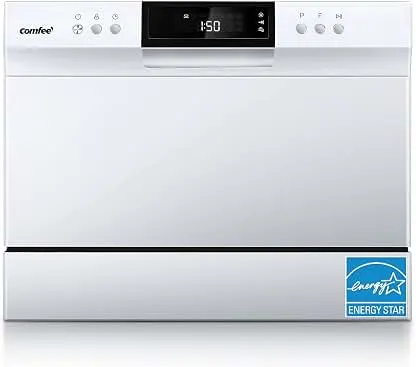 COMFEE' Countertop Dishwasher Portable, 6 Place…