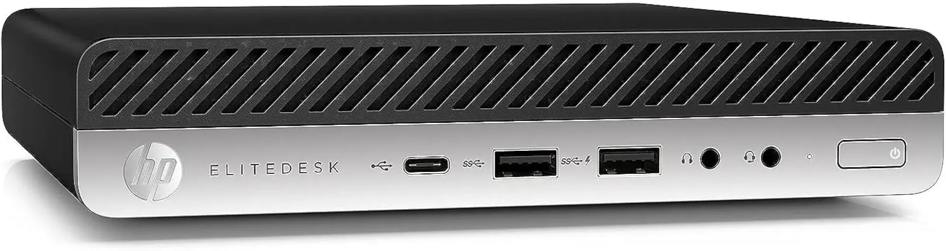 HP EliteDesk 800 G4 Mini Tiny Business PC, Intel Hexa-Core i5-8500T up to 3.5GHz, 16GB DDR4 RAM, 256GB NVMe SSD, Dual Monitor Support, WiFi, Bluetooth, HDMI, DisplayPort, Windows 11 64-bit (Renewed)