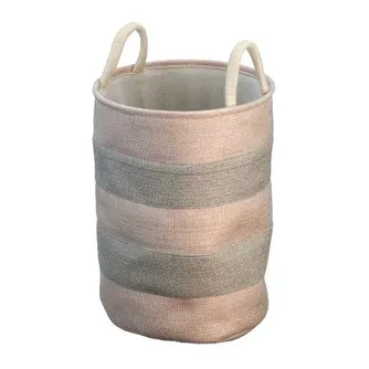 Gironde Laundry Hamper Beige Large
