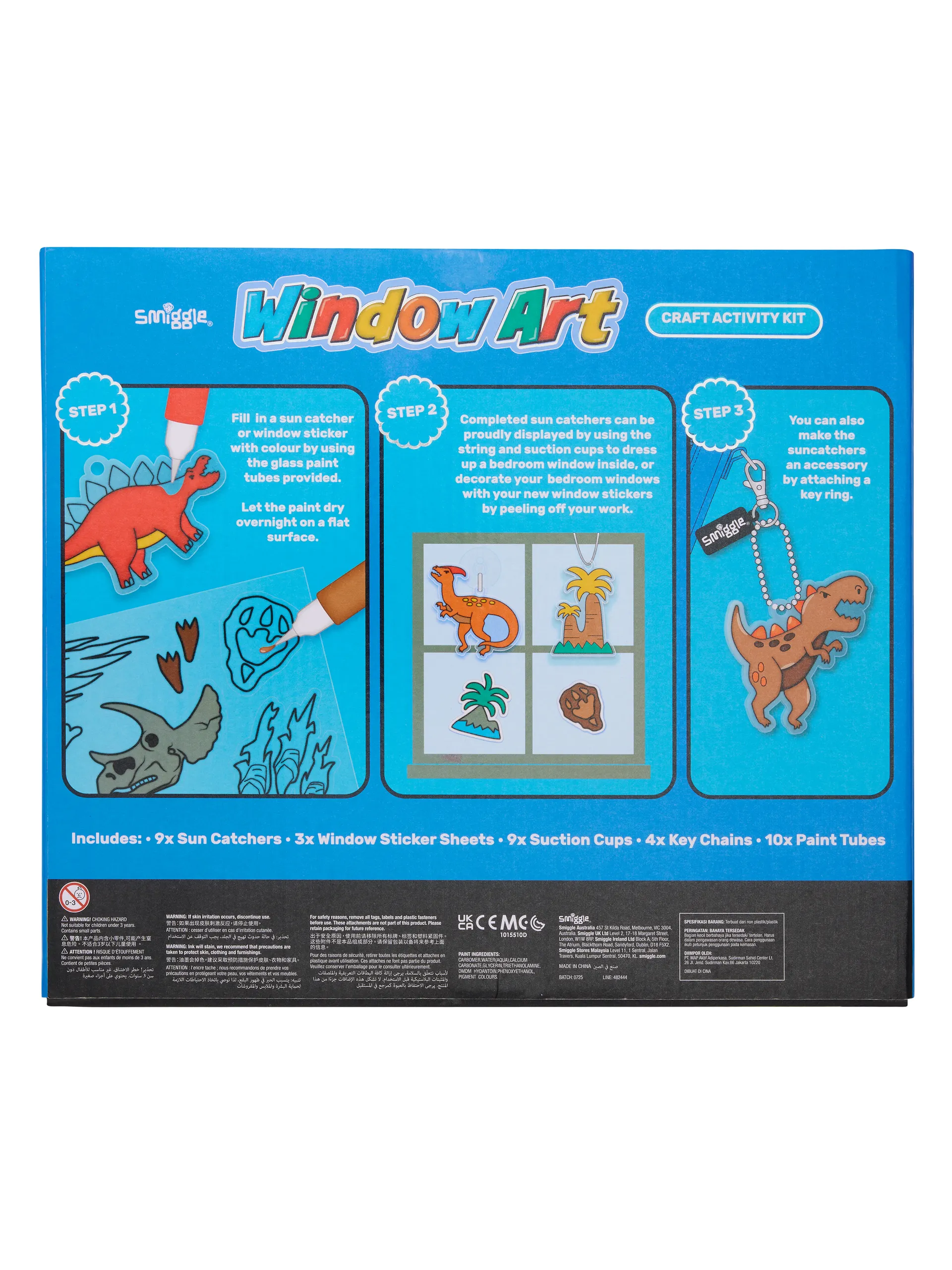 Window Art Craft Activity Gift Set