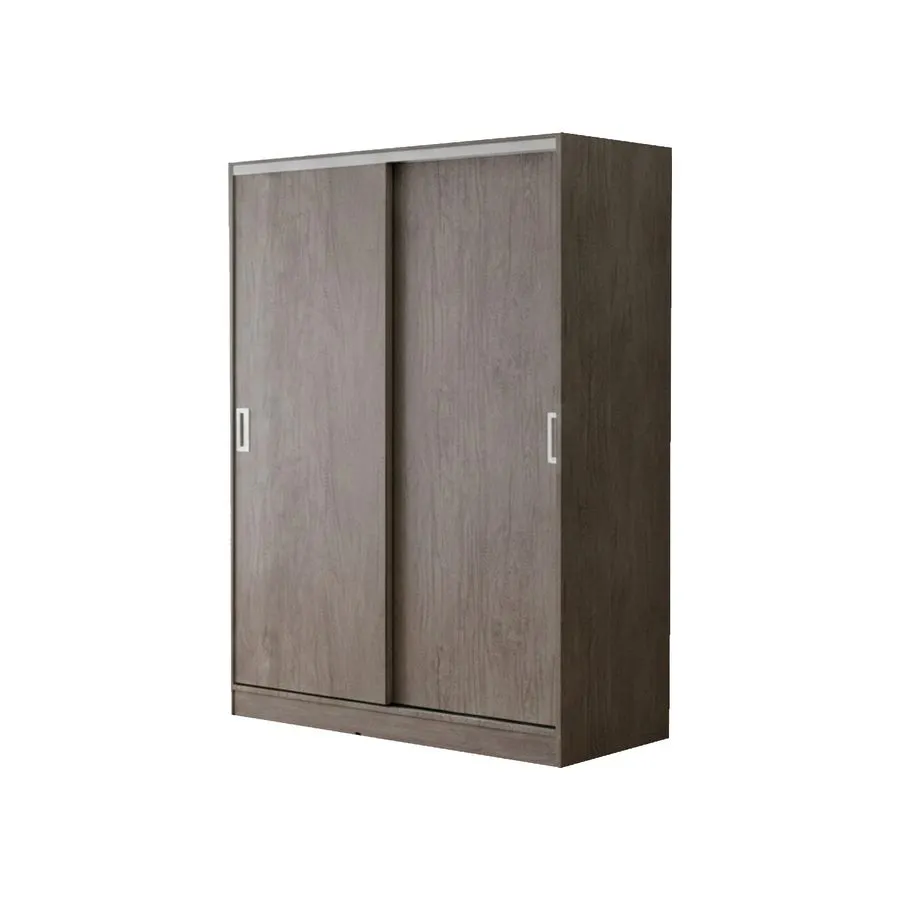 Placard Mosconi Dakar 1.40 m 2 Puertas Corredizas Guía Metálica Grei Neb Gr...