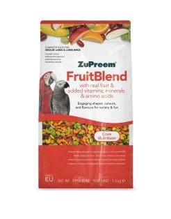 Zupreem Fruitblend Medium&Large Birds - Vogelvoer - 1.5 kg