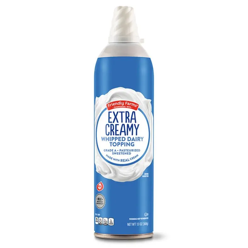 Friendly Farms Extra Creamy Whipped Dairy Topping
