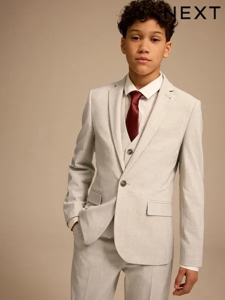 Neutral Suit Jacket (12mths-16yrs)