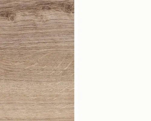 Obkladová deska Polyform oboustranná DUB ANTIK/BÍLÁ 10x640x4100 mm