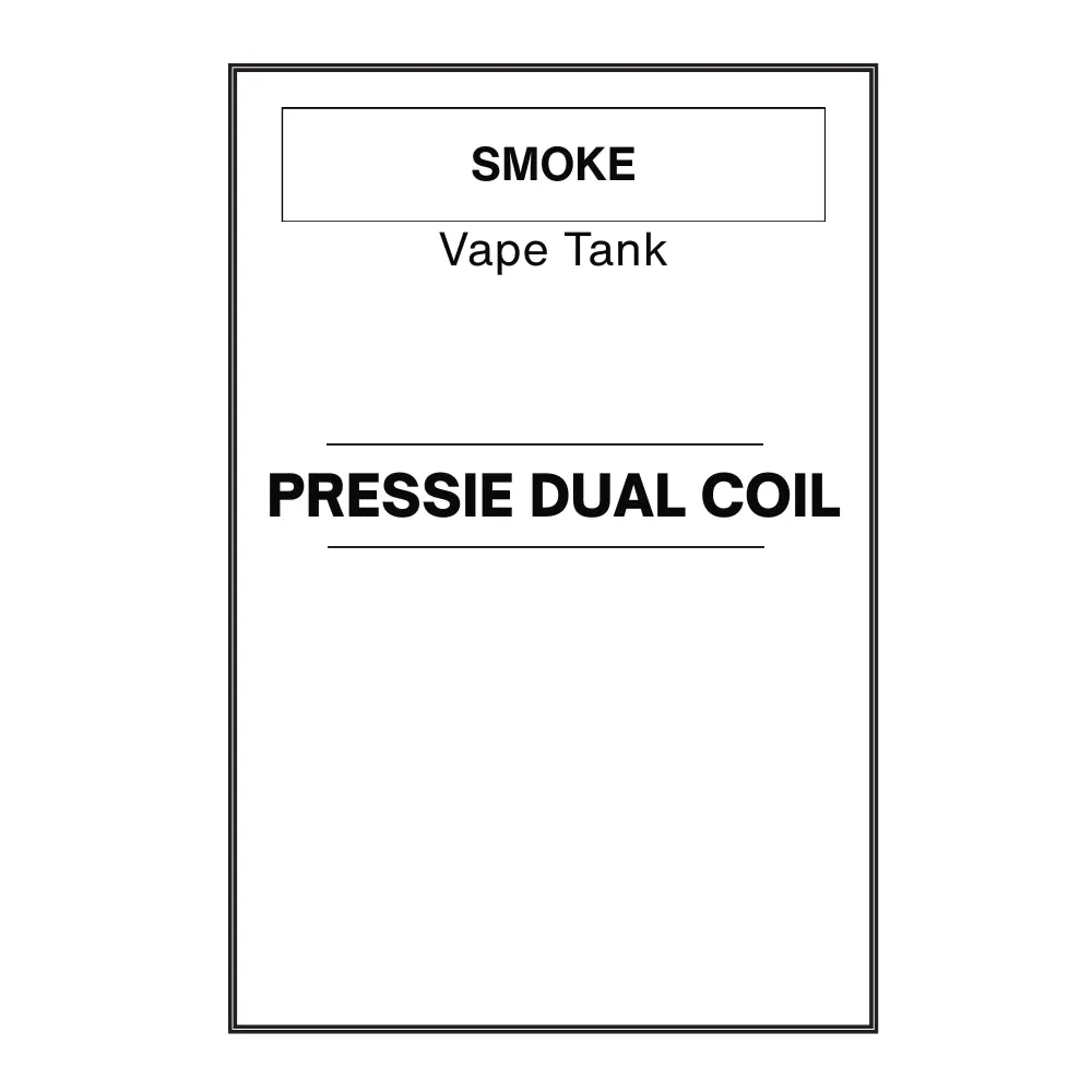 SMOKA Pressie Dual Coil Tank