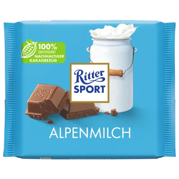 Ritter Sport \"Bunte Vielfalt\" verschiedene Sorten 100 g Tafel (1 kg = 12.90)