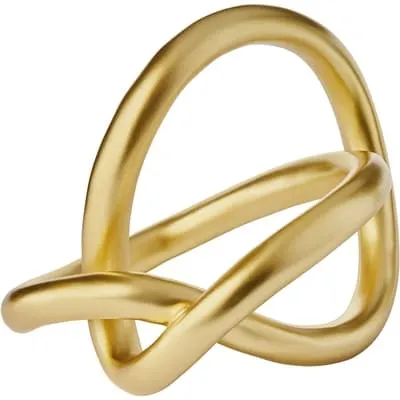 Infinity Gold Sculpture