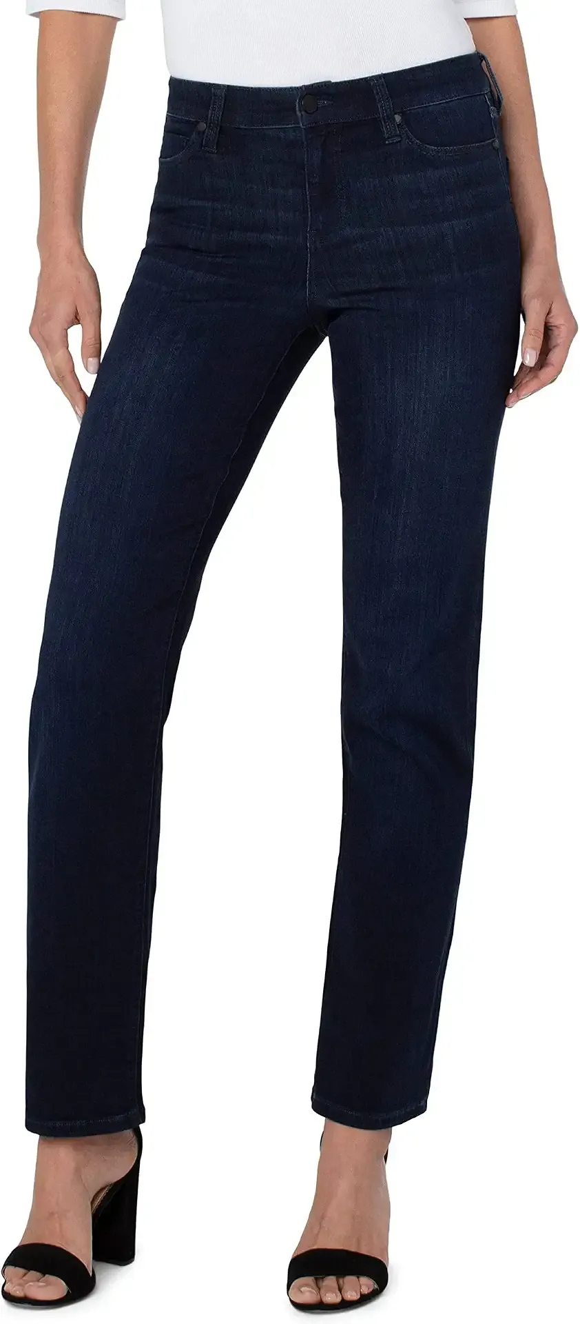 Liverpool Los Angeles Kennedy Straight with Welt Pockets in Castle