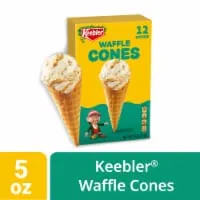 Keebler Waffle Cones Sweet & Crispy Ice Cream Cones for Desserts