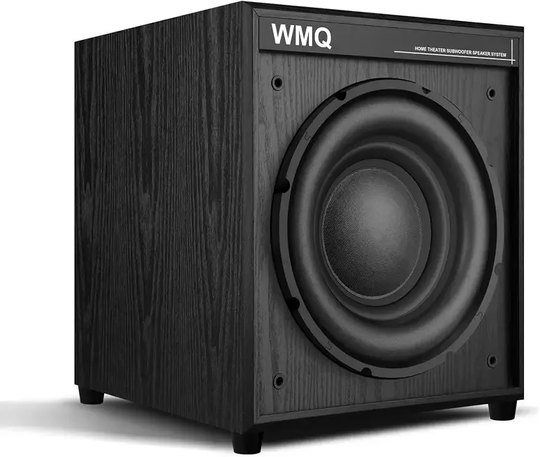 10" Powered Home Subwoofer, 300W RMS, High-Fidelity Bass, MDF Enclosure with Heat Sink
