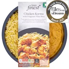 Tesco Finest Chicken Korma And Pilau Rice 450G