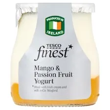 Tesco Finest Mango And Passion Fruit Yoghurt 150G