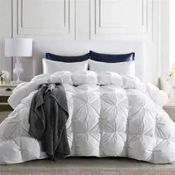 puredown Goose Down Comforter King Size 800 Fill Power 100% Cotton All Season Duvet ...