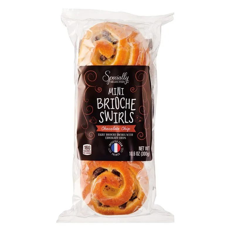 Specially Selected Mini Chocolate Chip Brioche Swirl