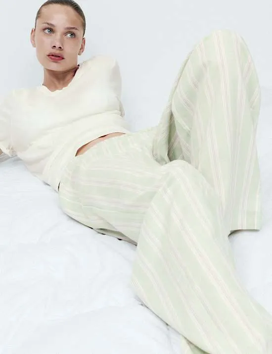 Cotton Rich Printed Pyjama Set