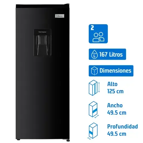 Refrigerador Single Door Frío Directo 167 Litros LFM-178DFNW