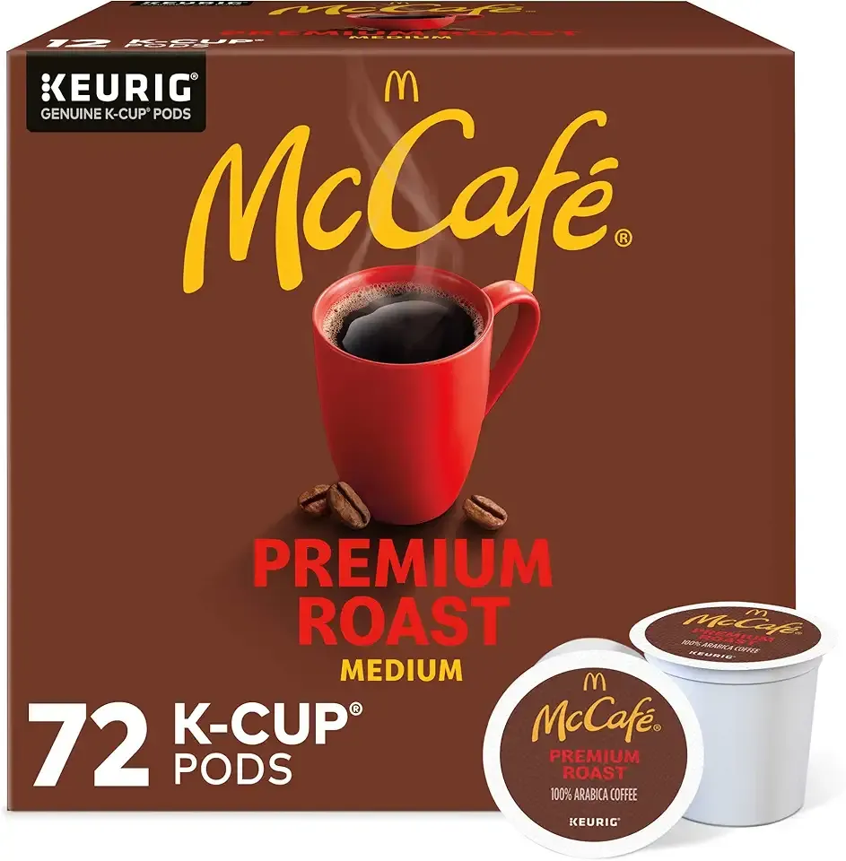 McCafe Premium Roast Coffee, Keurig Single-Serve K-Cup Pods, Medium Roast, 72 Count