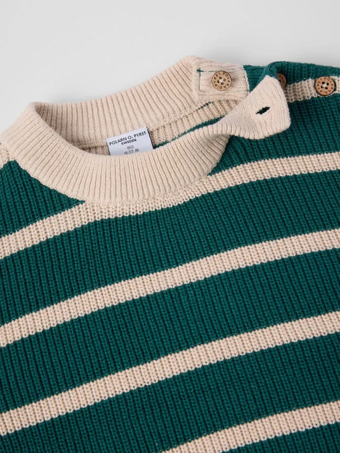 Myk strikket med behagelige vrangborder