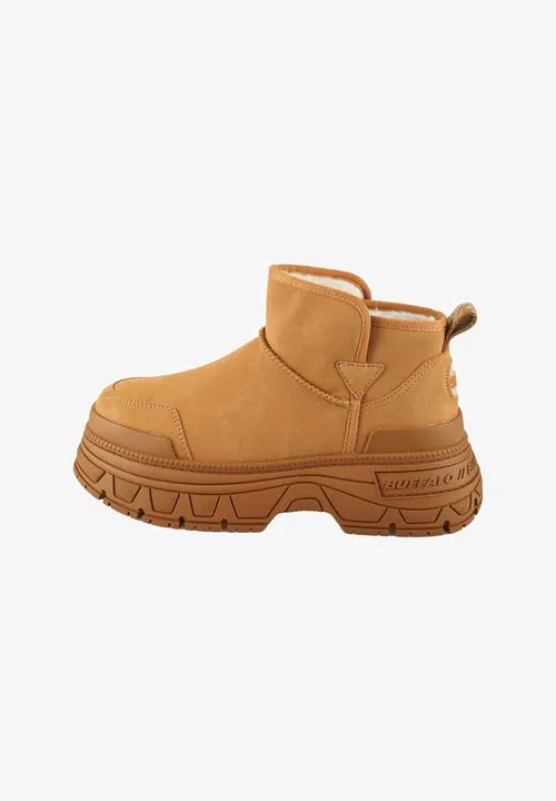 FUSION SLIP ON - Vinterstøvler - cognac