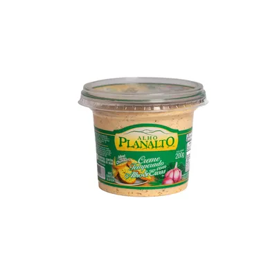 creme de alho planalto com ervas pote 200g
