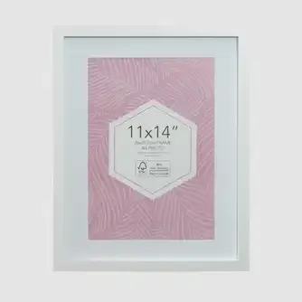 UR1 Promenade Photo Frame White 11x14