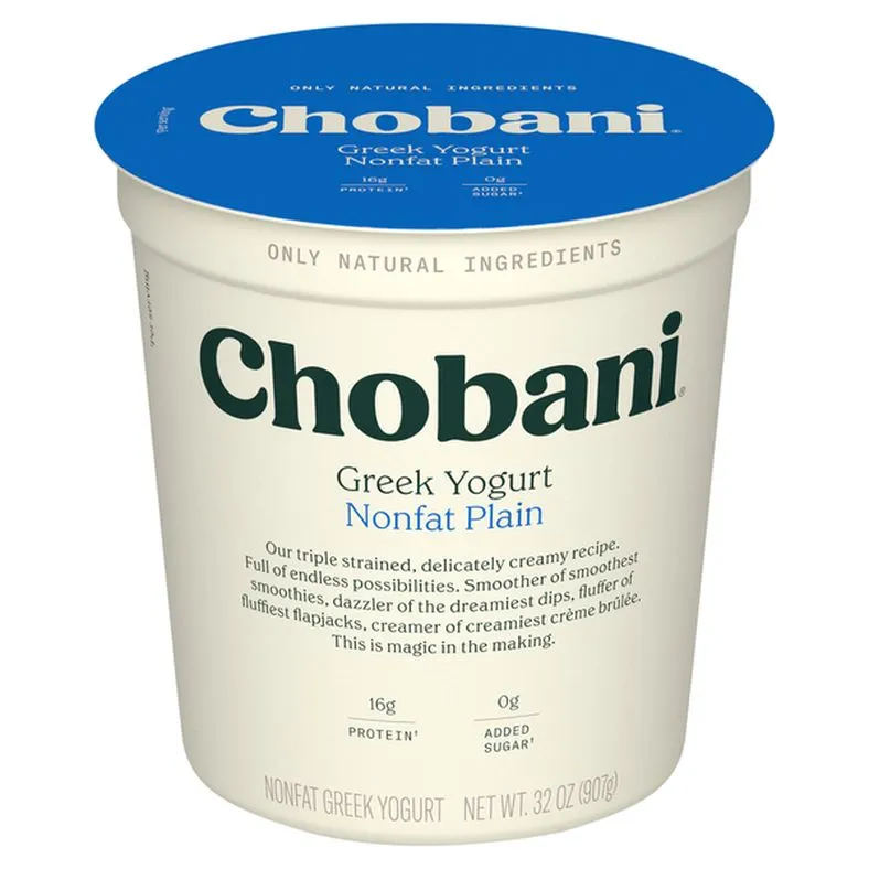 Chobani Plain Nonfat Greek Yogurt