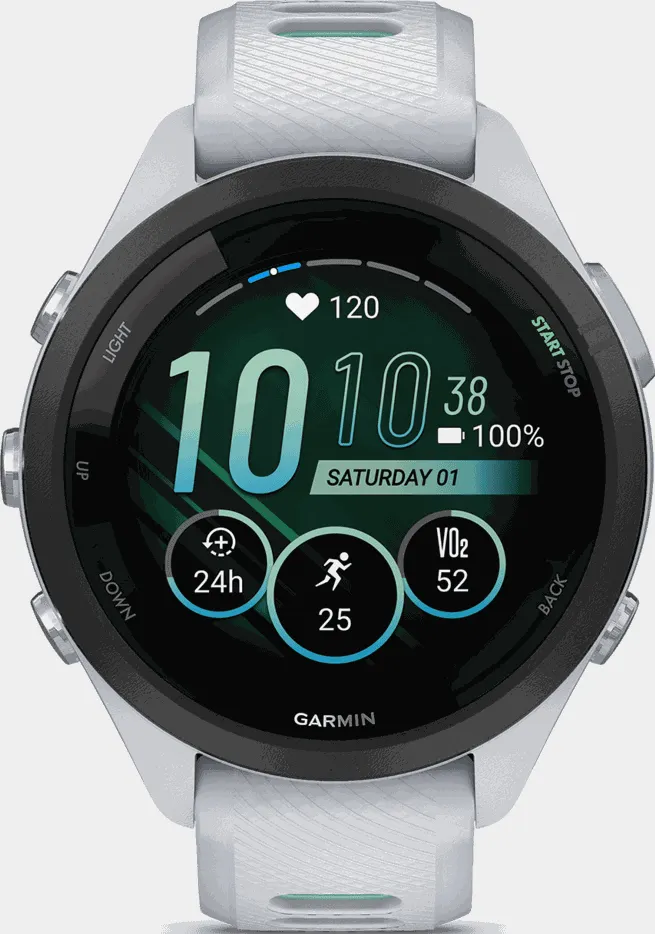 Forerunner 265S, AMOLED, smartklokke, multisportklokke - Hvit