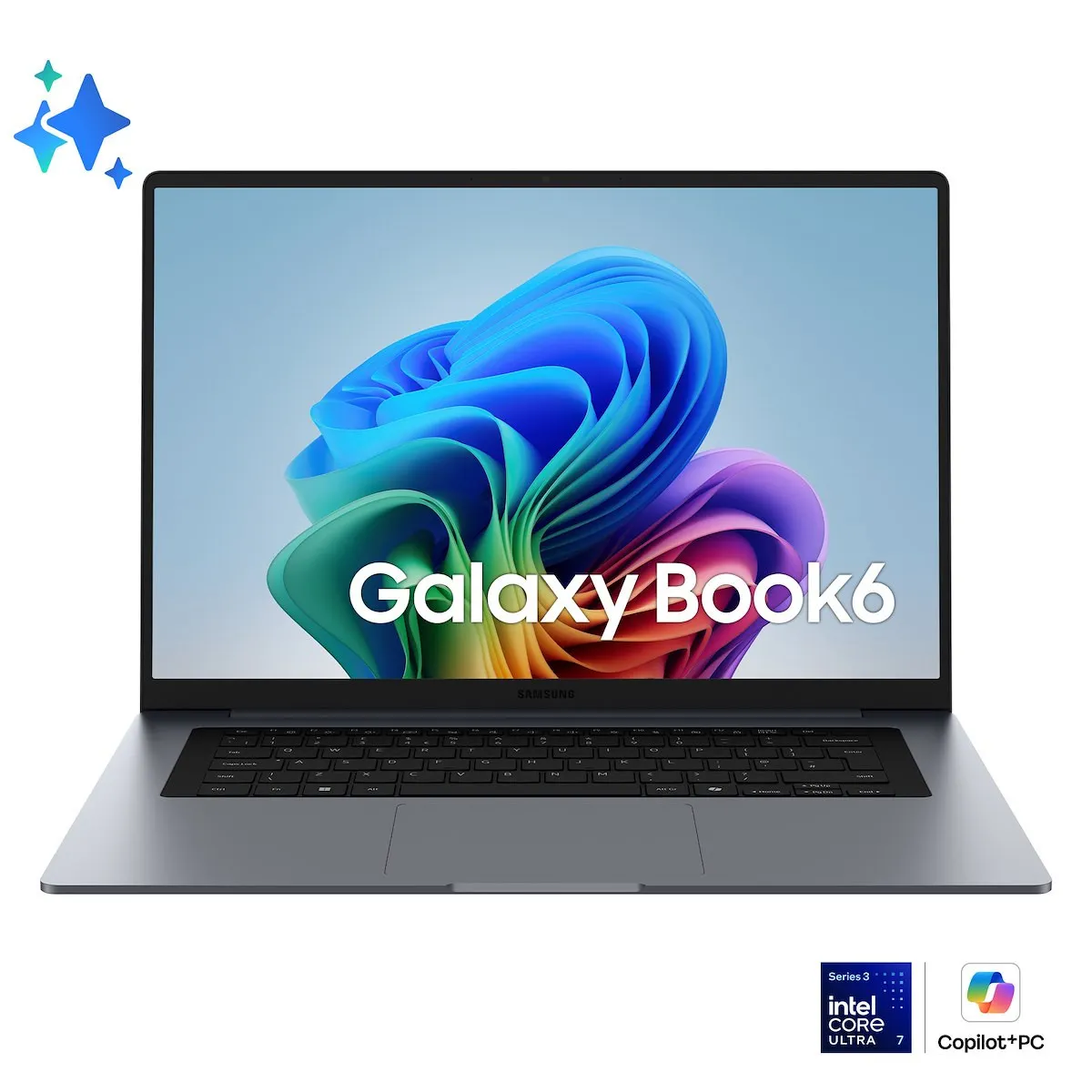 SAMSUNG - Galaxy Book6 è progettato per l'equilibrio. Offre prestazioni fluide con immagini chiare e funzionalità Galaxy AI.