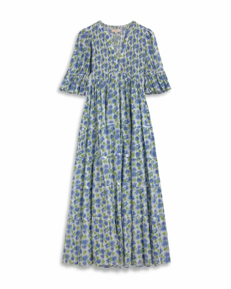 Twisted Maxi Dress - Peonies