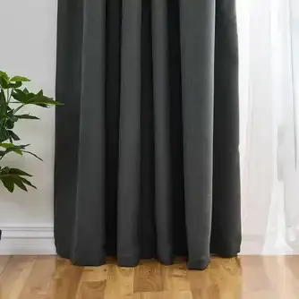 Fusion Textures Matteo Pencil Pleat Curtains Pair